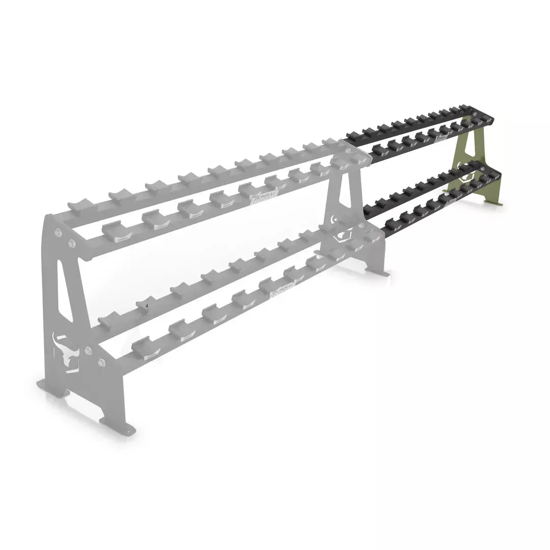 2-Tier Commercial Dumbbell Rack Extension