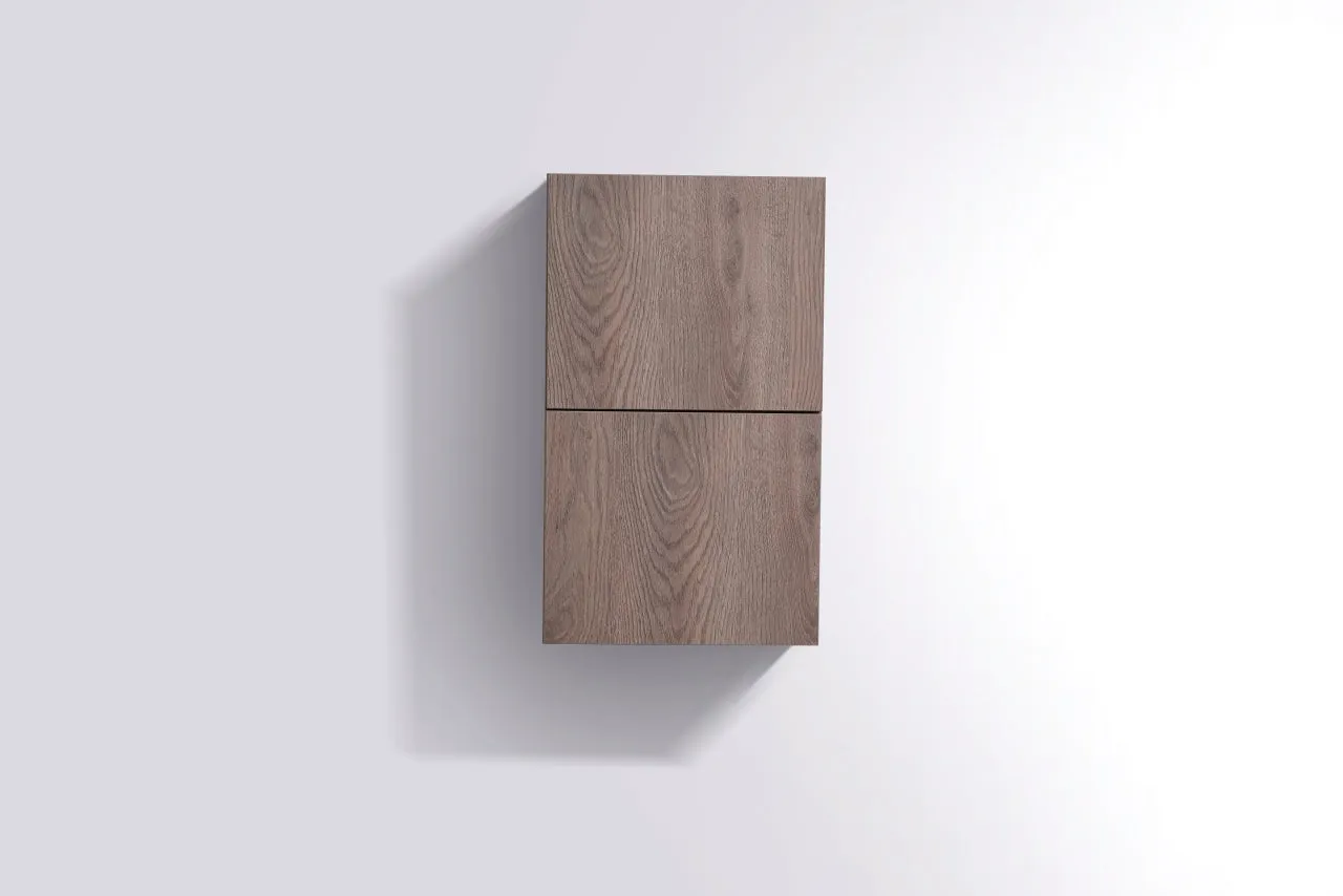 24" High Bathroom Linen Side Cabinets, BUTTERNUT