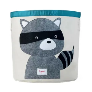 3 Sprouts Grey Raccoon Storage Bin