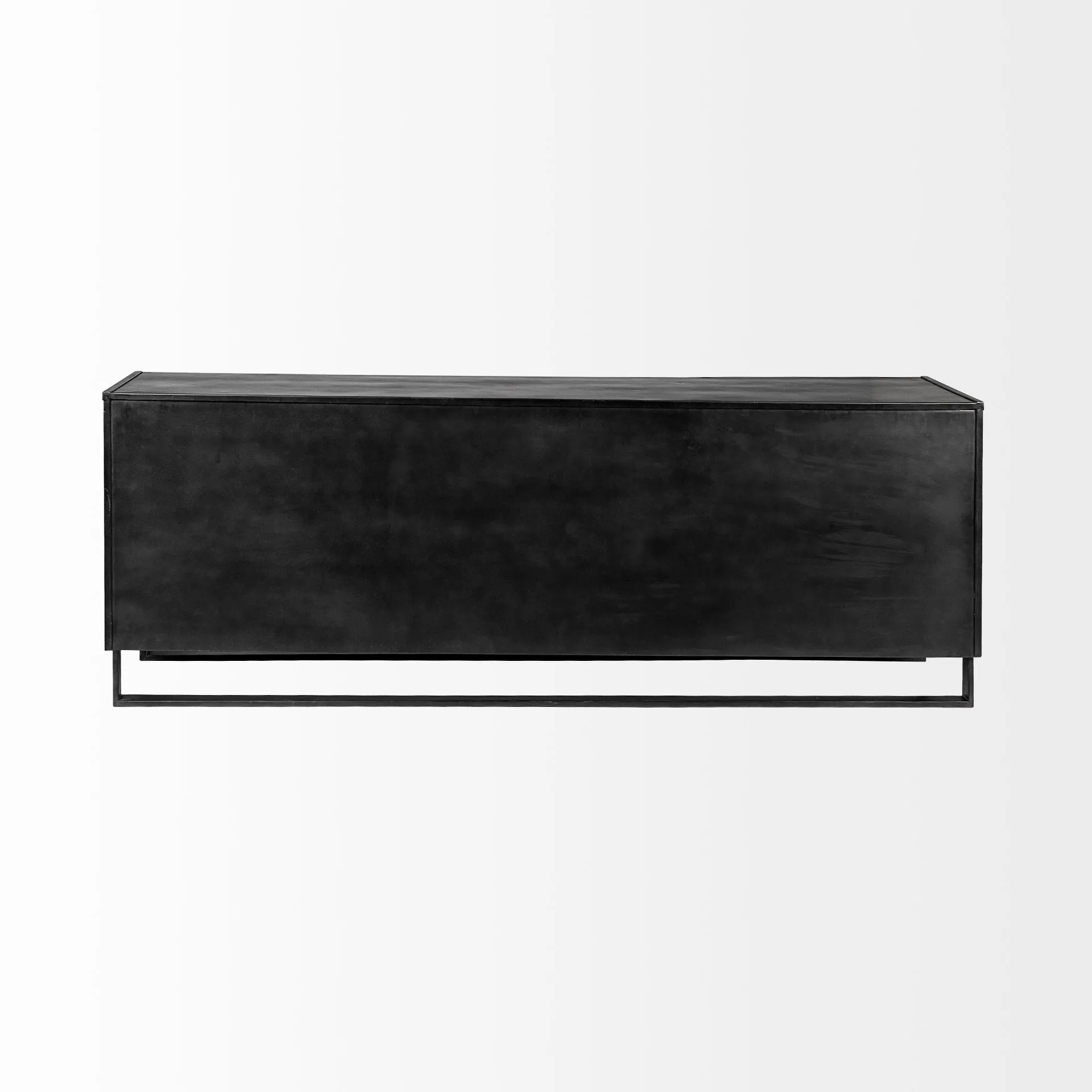 Alvin Sideboard Brown Wood | Black Metal