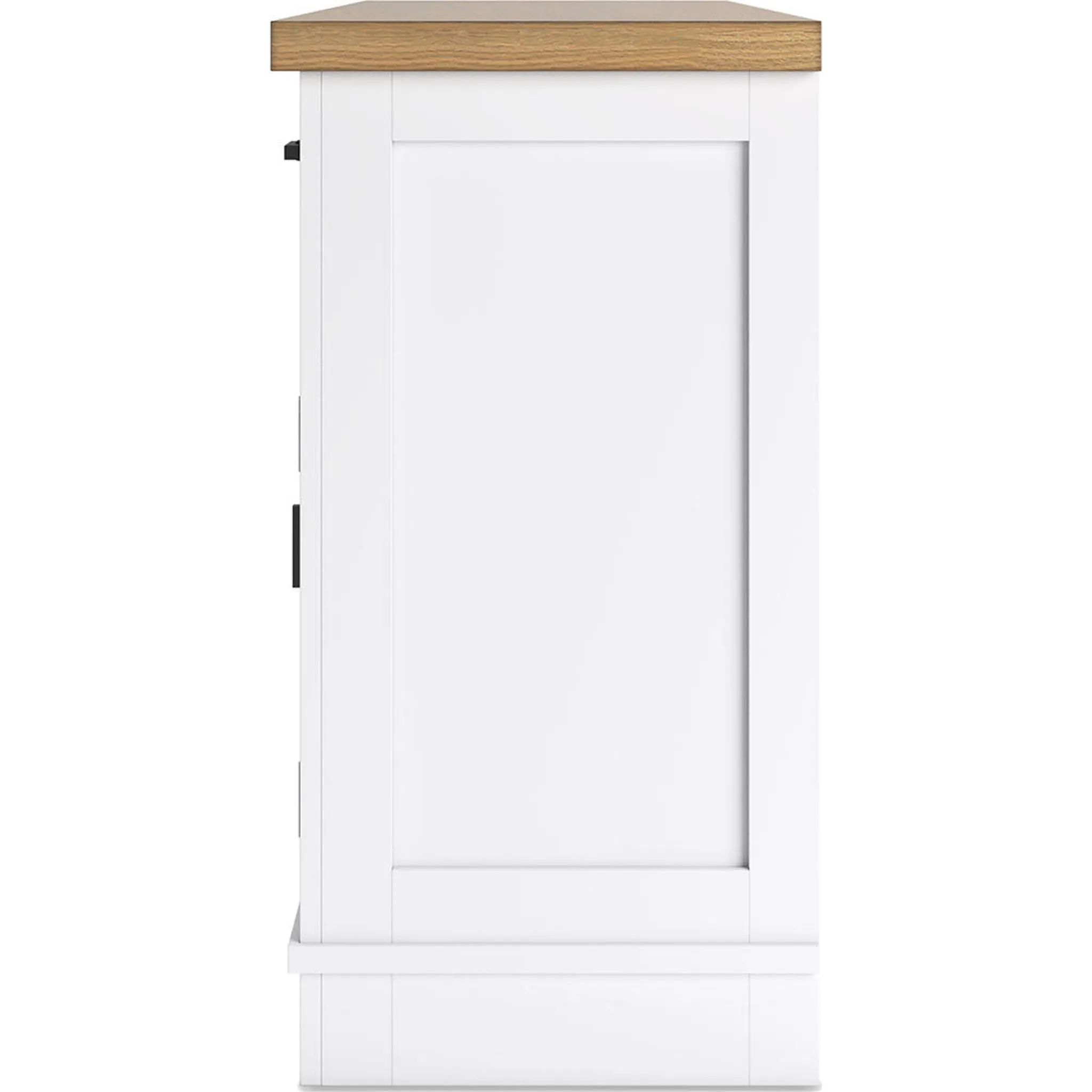 Ashbryn Dining Server - White/Natural - (D844-60)