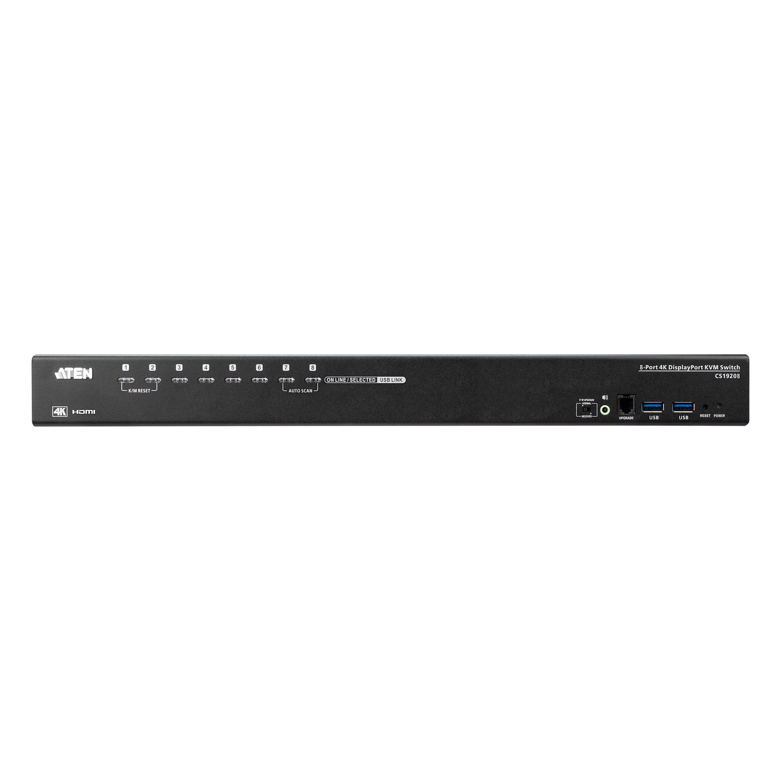 ATEN 8-Port USB 3.0 4K DisplayPort KVM Switch