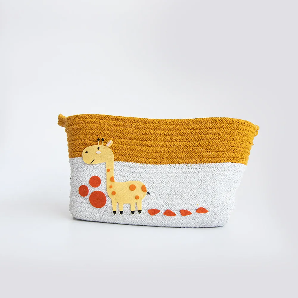 Baby Giraffe - Cotton Rope Basket- Individual/ Set of 2