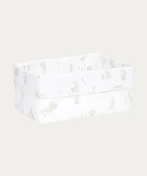 Baby Storage Basket Large - White