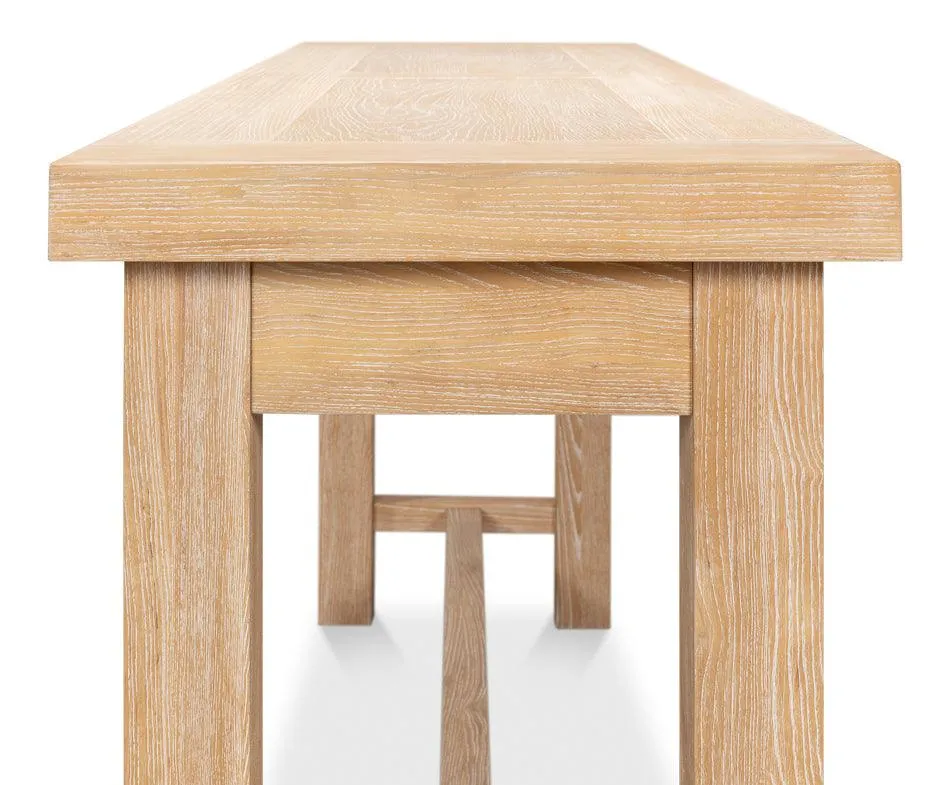 Beige Bauhaus Console Table