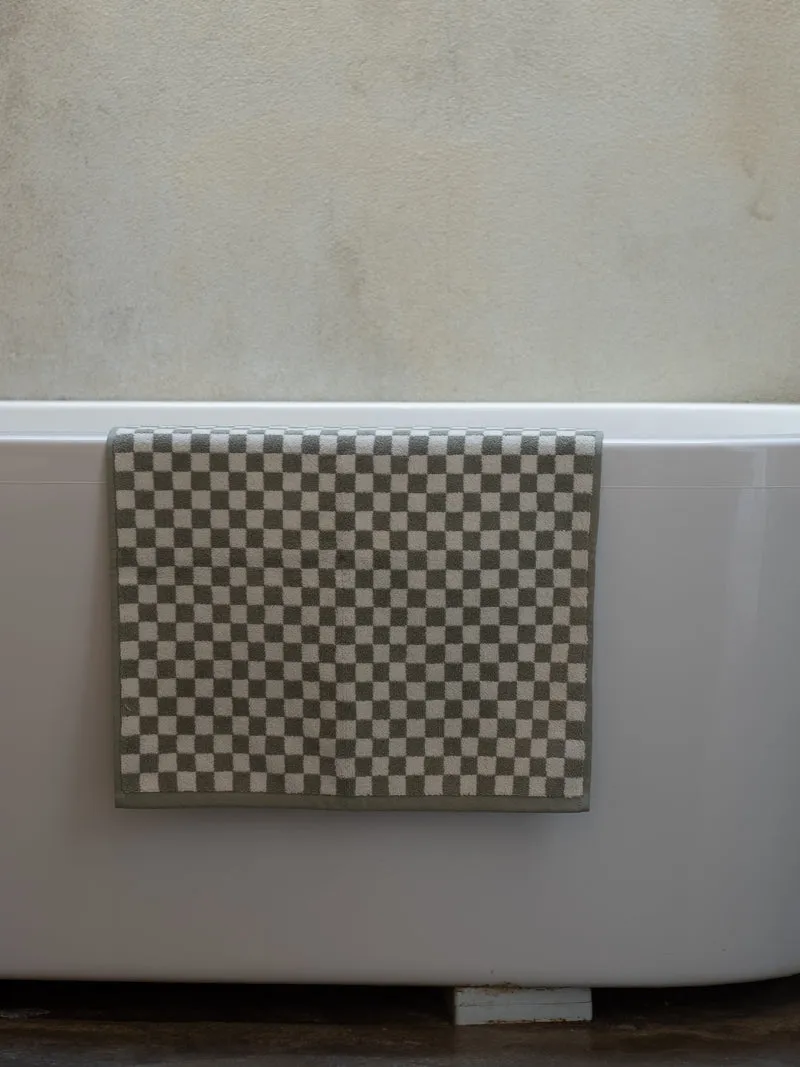 Beppu Bath Mat - Sage/Chalk