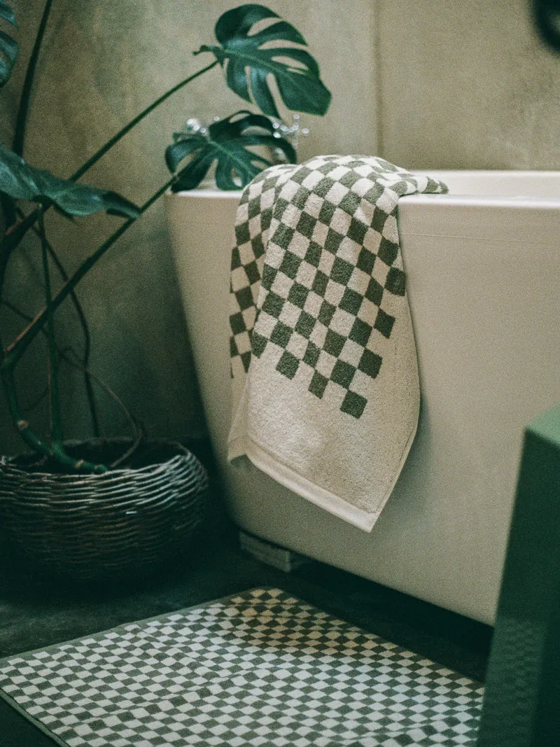 Beppu Bath Mat - Sage/Chalk