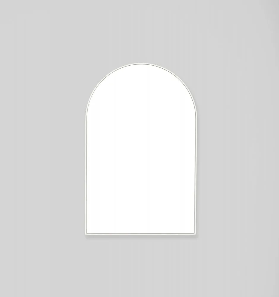 Bjorn Bright White Arch Mirror - PRE ORDER
