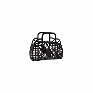 Black Retro Jelly Basket - Mini