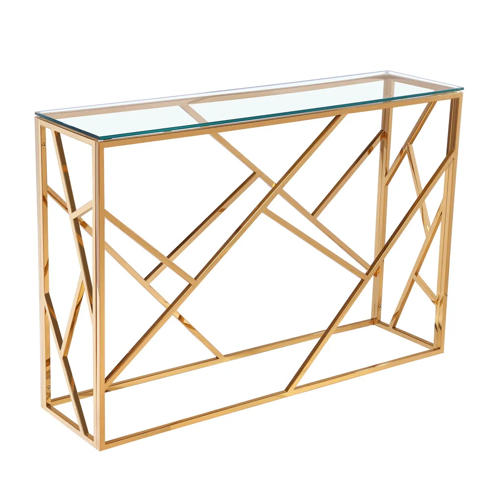 Carole Gold Console Table