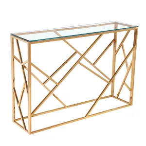 Carole Gold Console Table