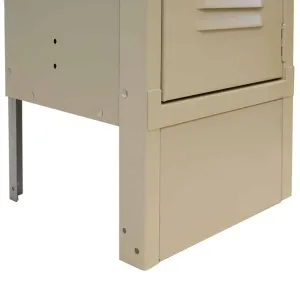 Closed Front Base for Lockers with Legs
