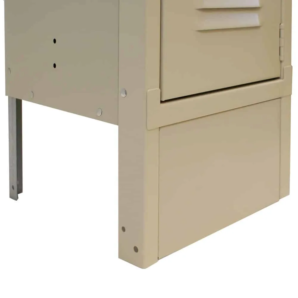 Closed Front Base for Lockers with Legs