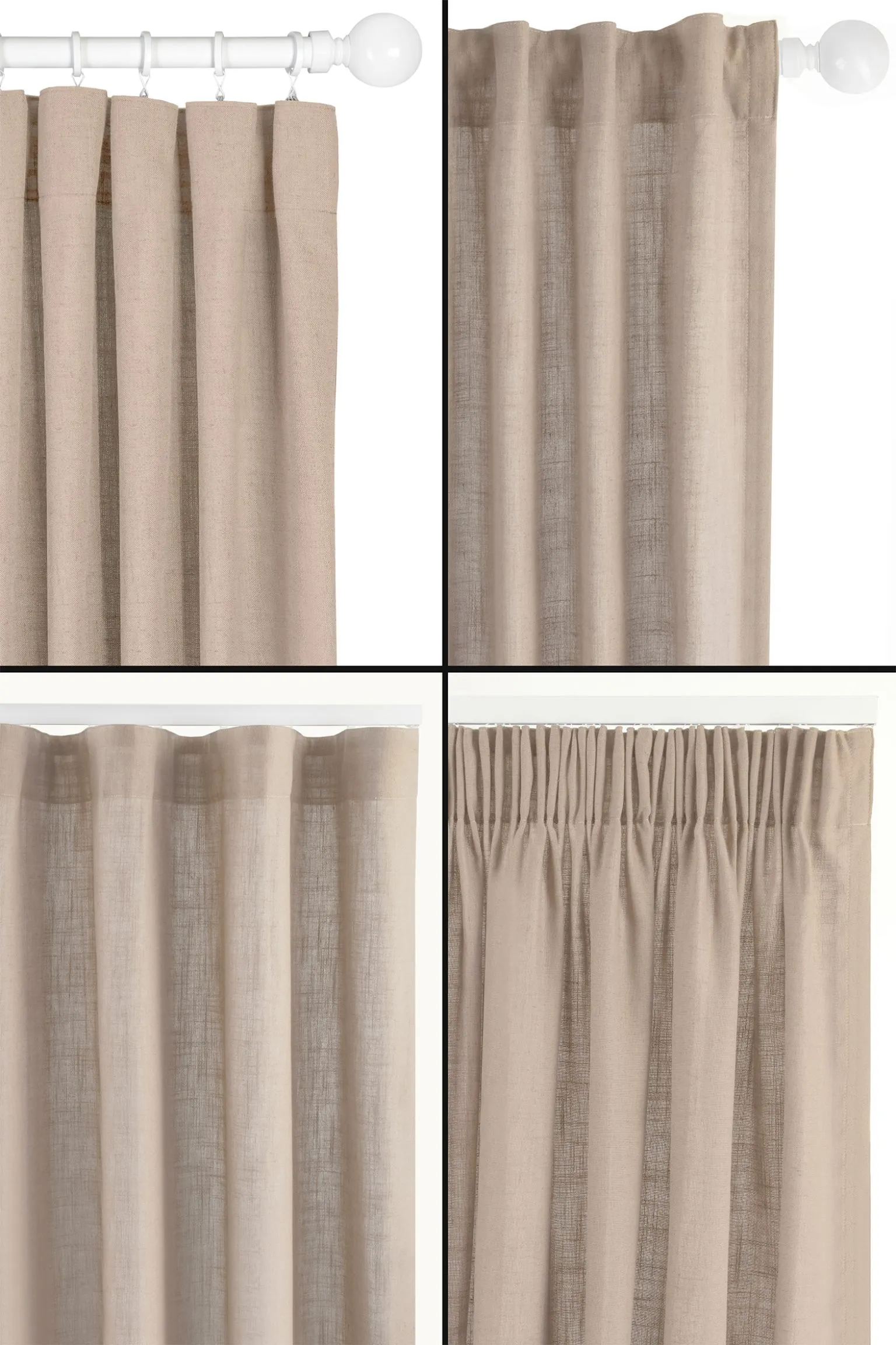 Curtain Hasta Length Of Rope, beige