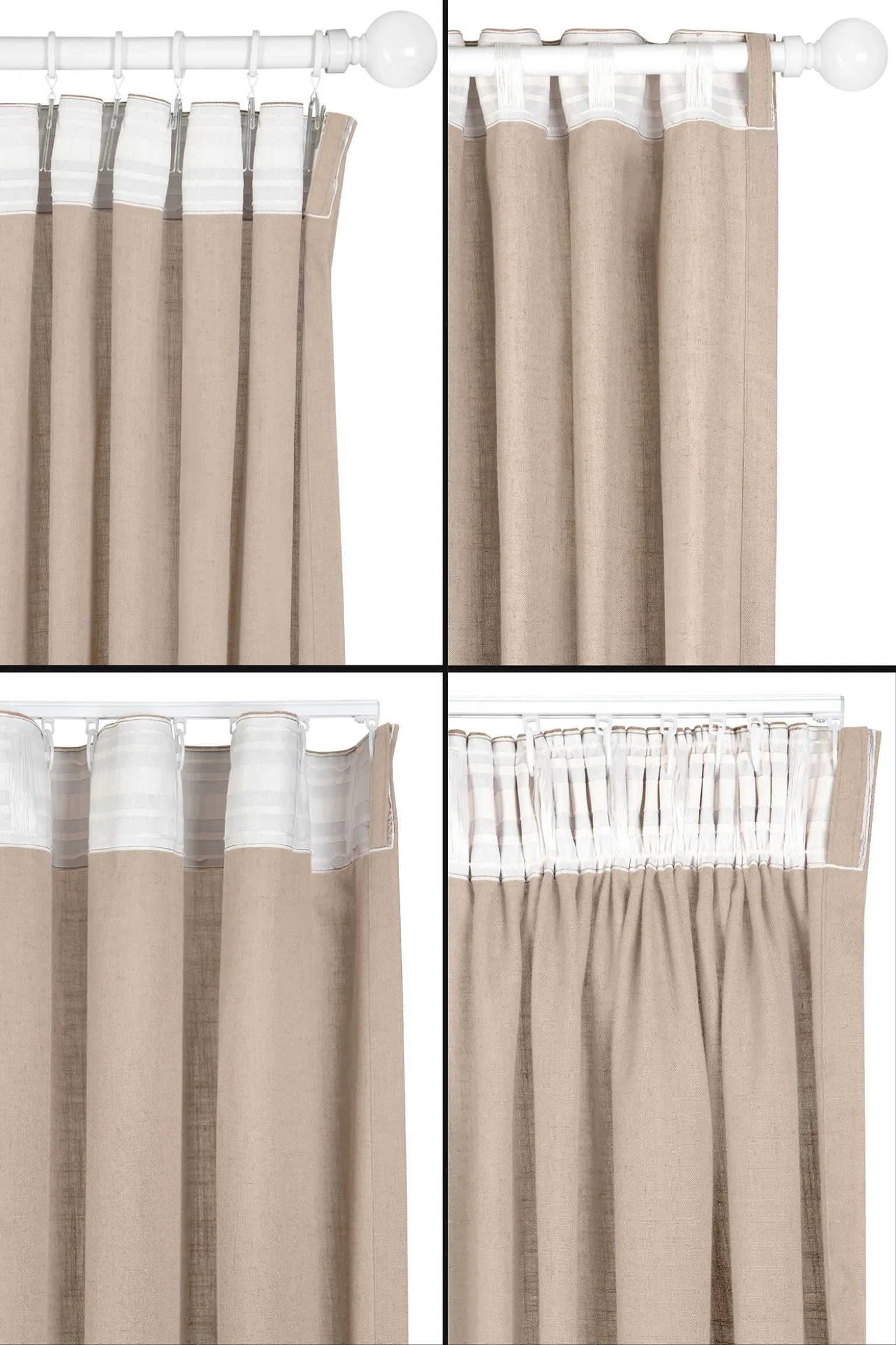 Curtain Hasta Length Of Rope, beige