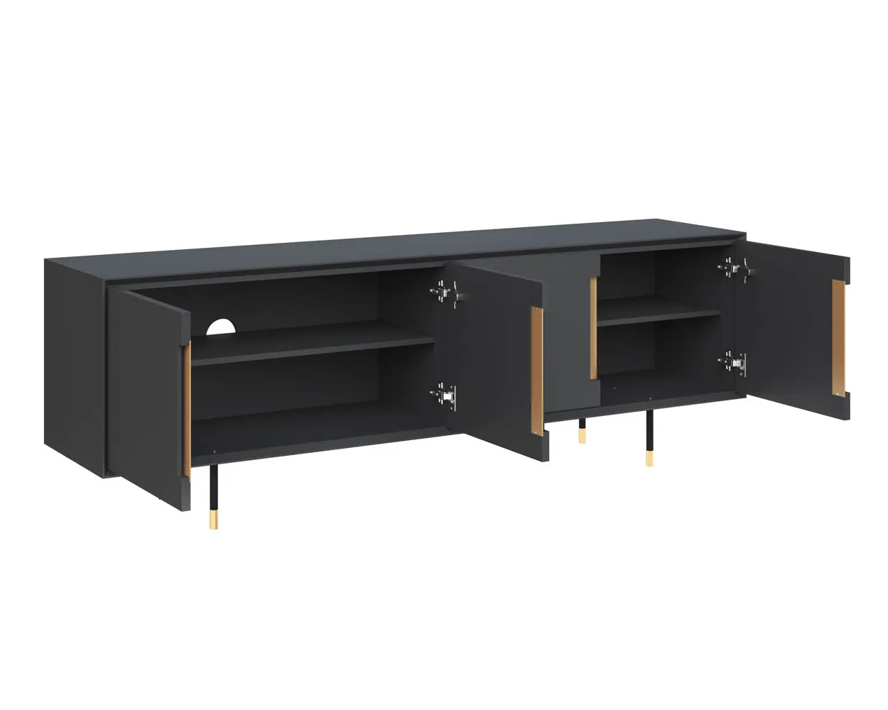 Danbury Media Console And Cabinet