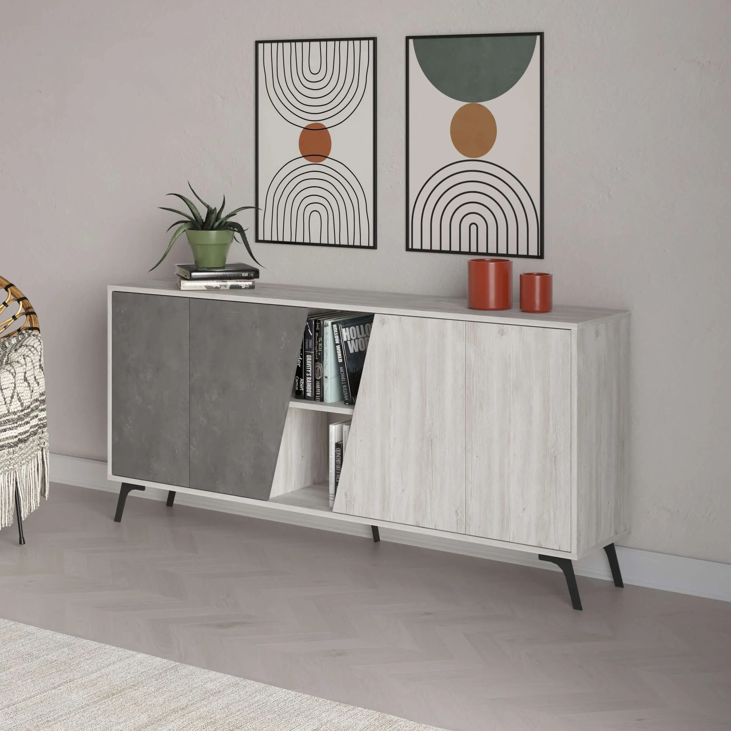 Fiona Console Sideboard Display Unit 180