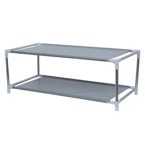 Generic Metal Shoe Rack Creative Double Layers School Dormitory Shoe Shelf Rack for Home'