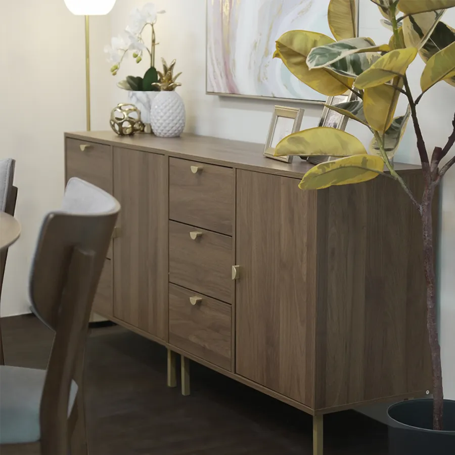 Georgine 1 Door 3 Drawer Buffet