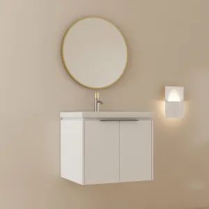 Giving Tree 24" Small Bathroom Vanity with Sink, Wall-mounted, Soft Close Doors
