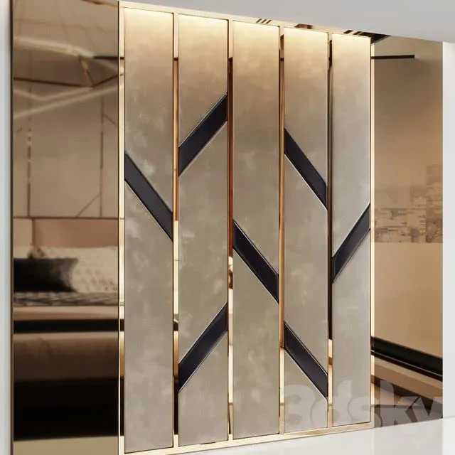 Golden Traders 0.5 Inch X 8 Feet Length Golden Chrome Stainless Steel Mirror Strip PVD Coated for Decoration, Furniture, Highlighters, Multiple Uses Strip Pack of 3