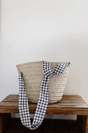 Goodman Market Basket | Black & White Check
