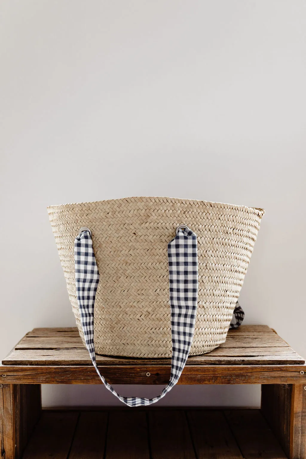 Goodman Market Basket | Black & White Check