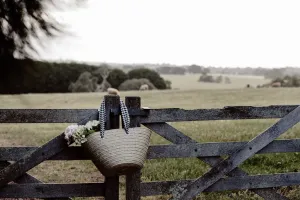 Goodman Market Basket | Black and White Gingham Linen
