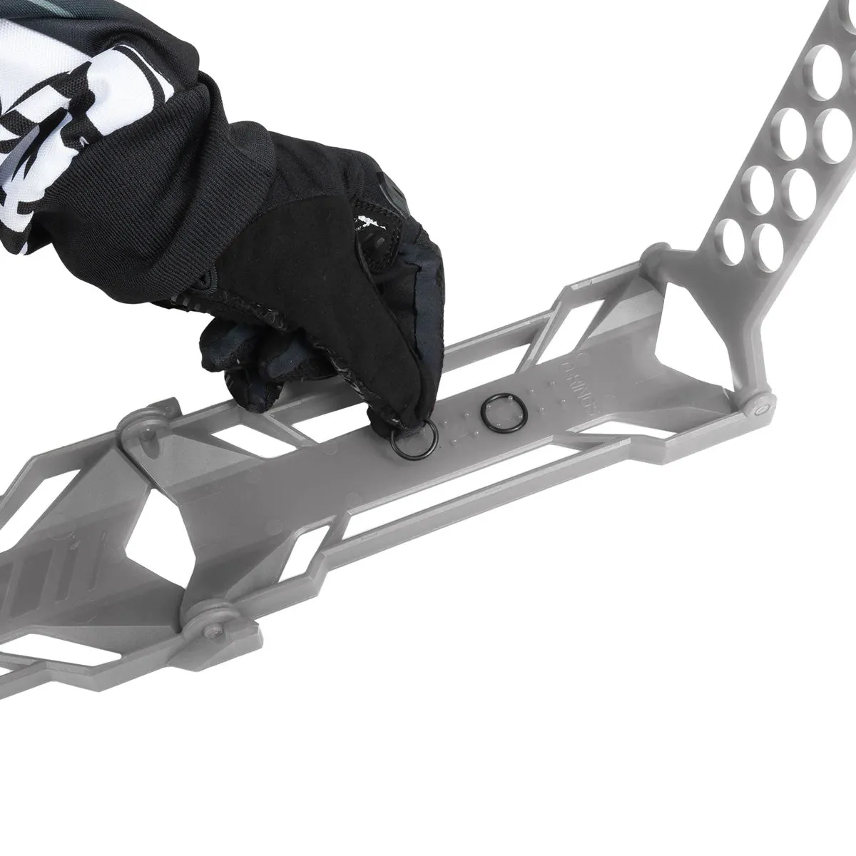 HK Army Joint Folding Gun Stand - Silver