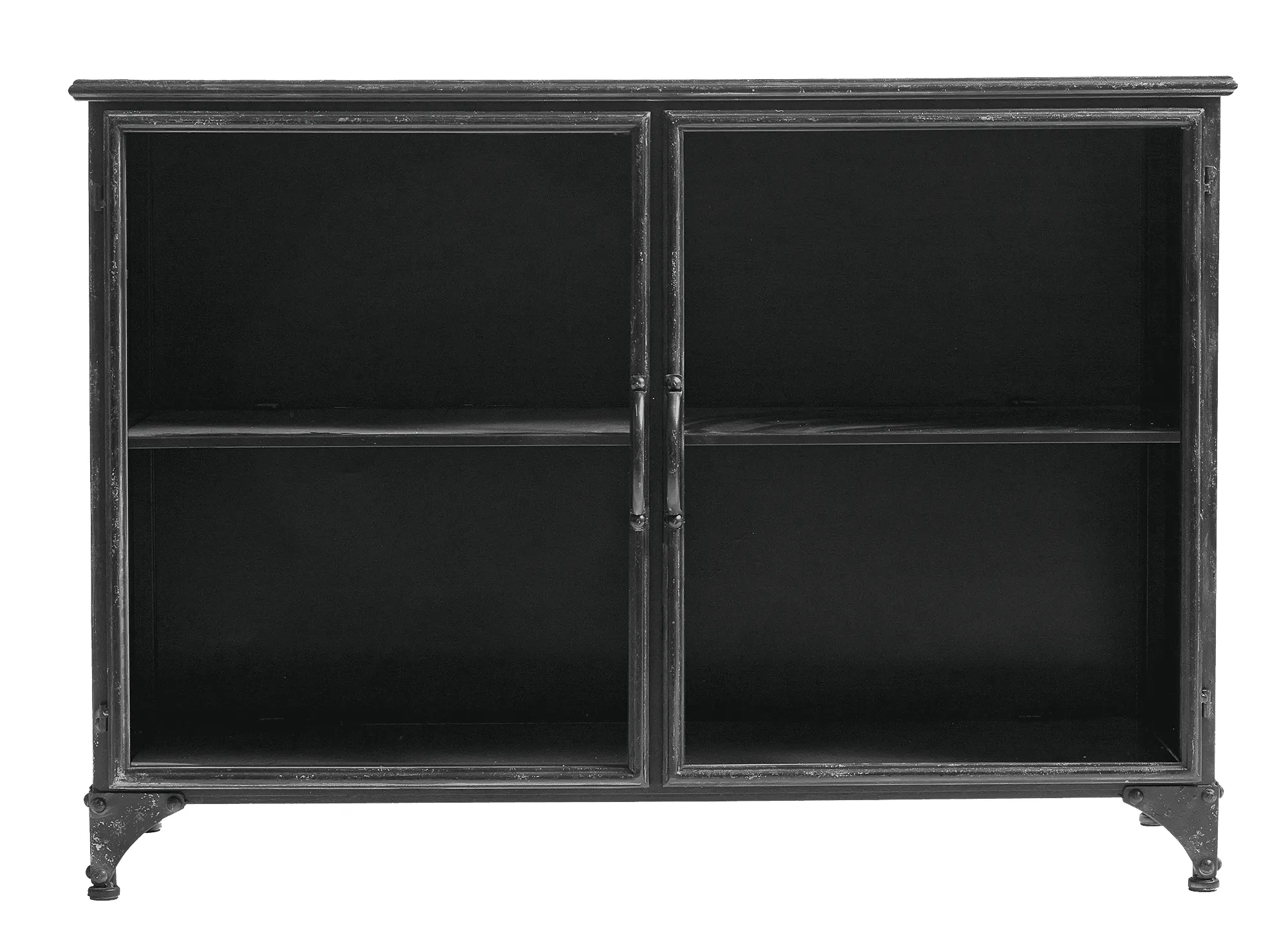 Iron Cabinet | Black 104x35x74cm