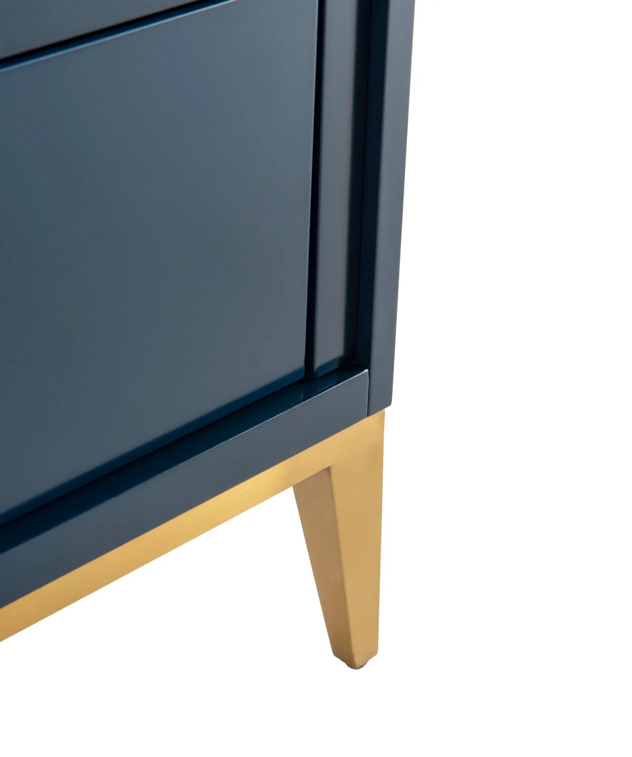 KD99BL ,36″ GLOSS BLUE VANITY WITH QUARTZ COUNTER TOP
