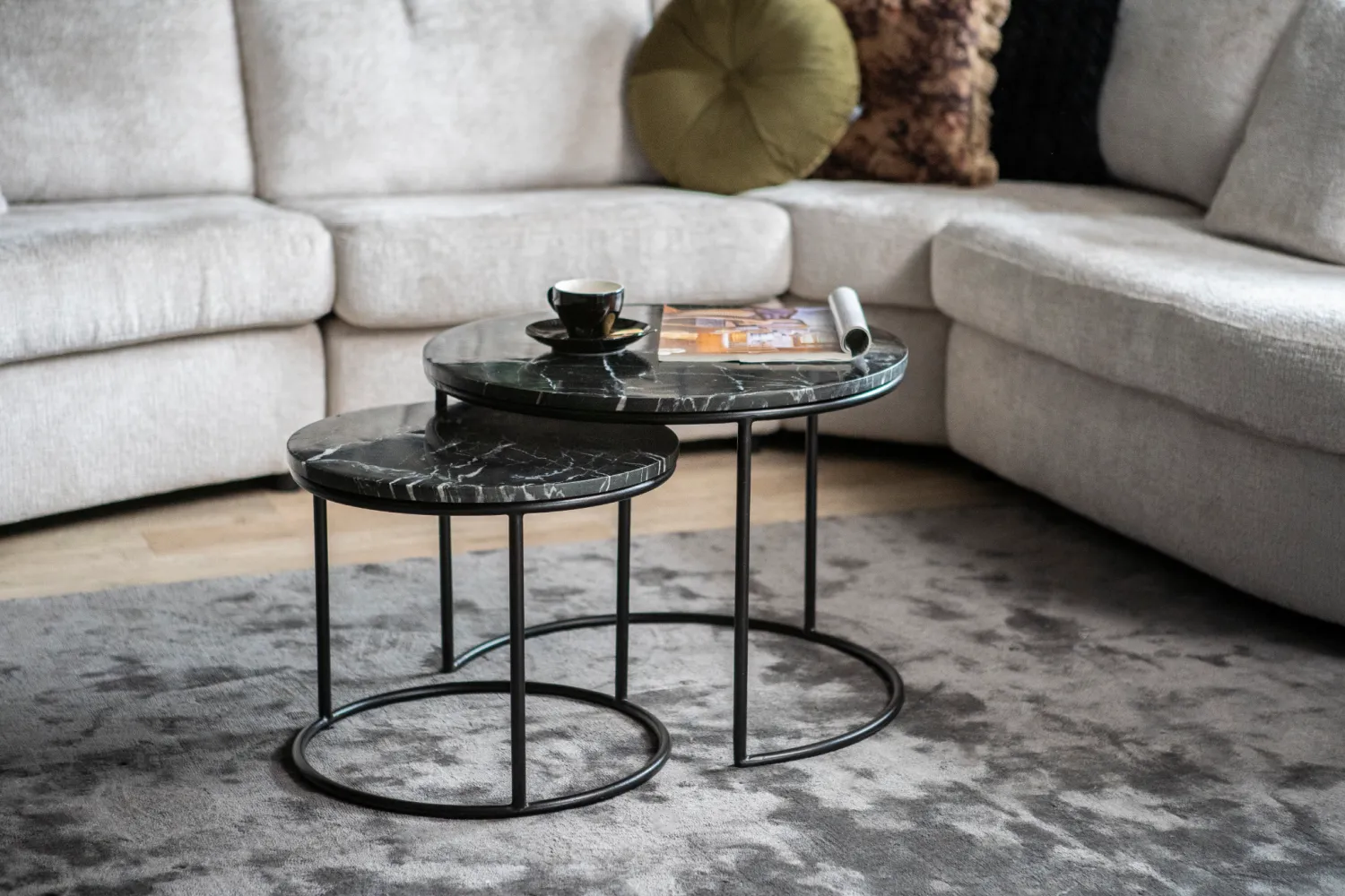 Marble Nesting Coffee Tables (2) | By-Boo Romeo