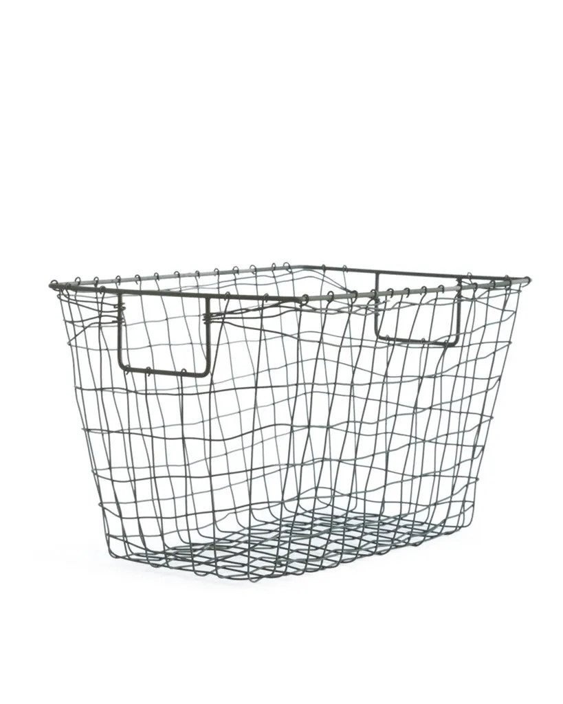 Durable Medium Mesh Wire Storage Basket for Home Organization