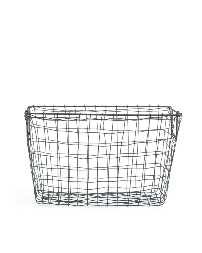 Durable Medium Mesh Wire Storage Basket for Home Organization