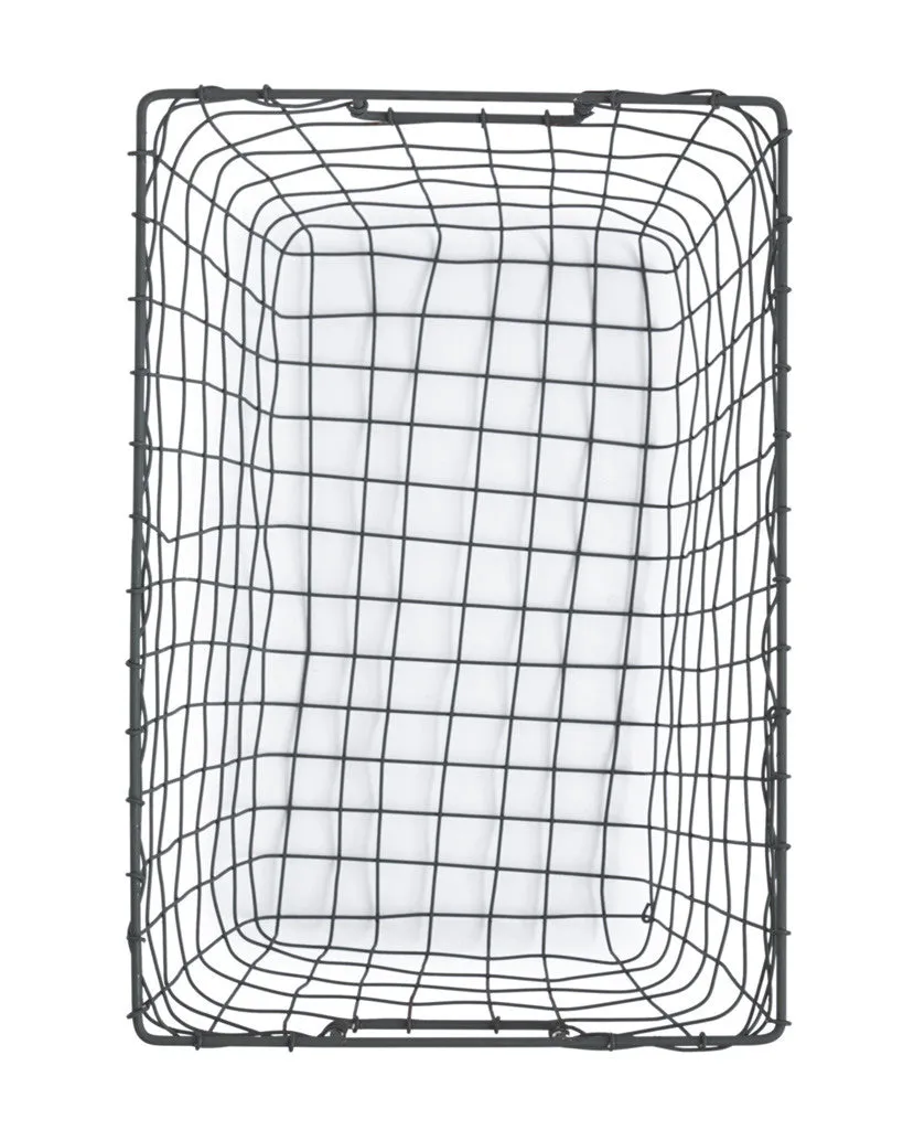 Durable Medium Mesh Wire Storage Basket for Home Organization