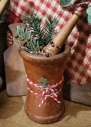 Mortar Pestle Hourglass Shape Neat