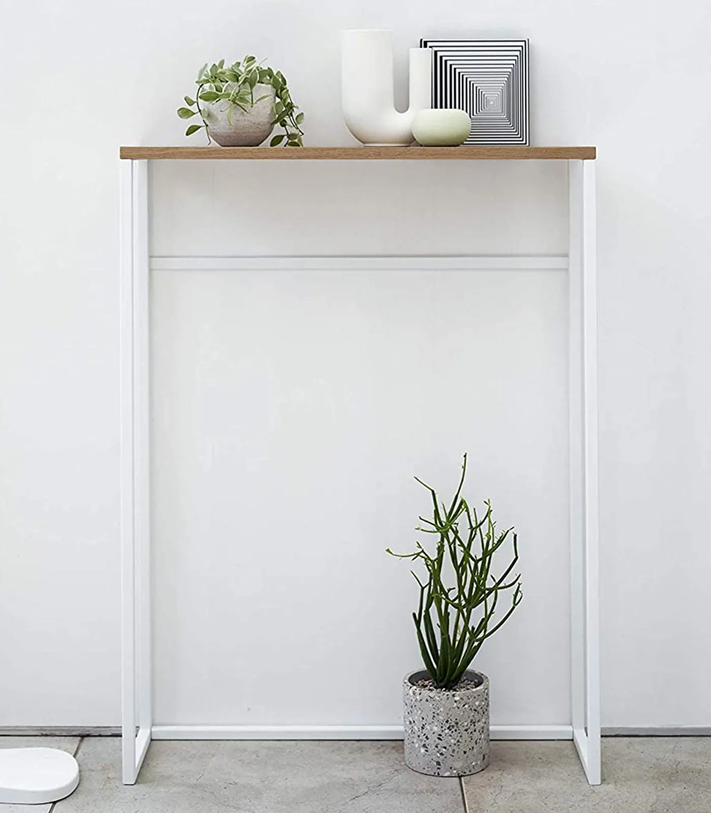 Narrow Entryway Console Table (32" H)  - Steel
