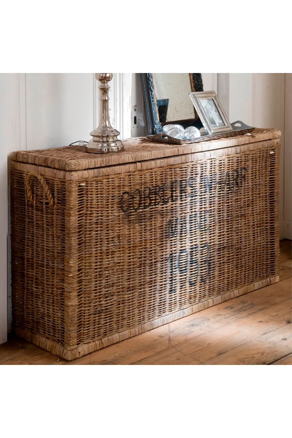 Natural Rattan Trunk | Rivièra Maison Cobblers Wharf