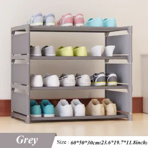New Shoes Rack Four Floors Receive Shoe Ark 50 Cm High Men's and Women's Dormitory Bed Bottom Bed Shoes Shelf