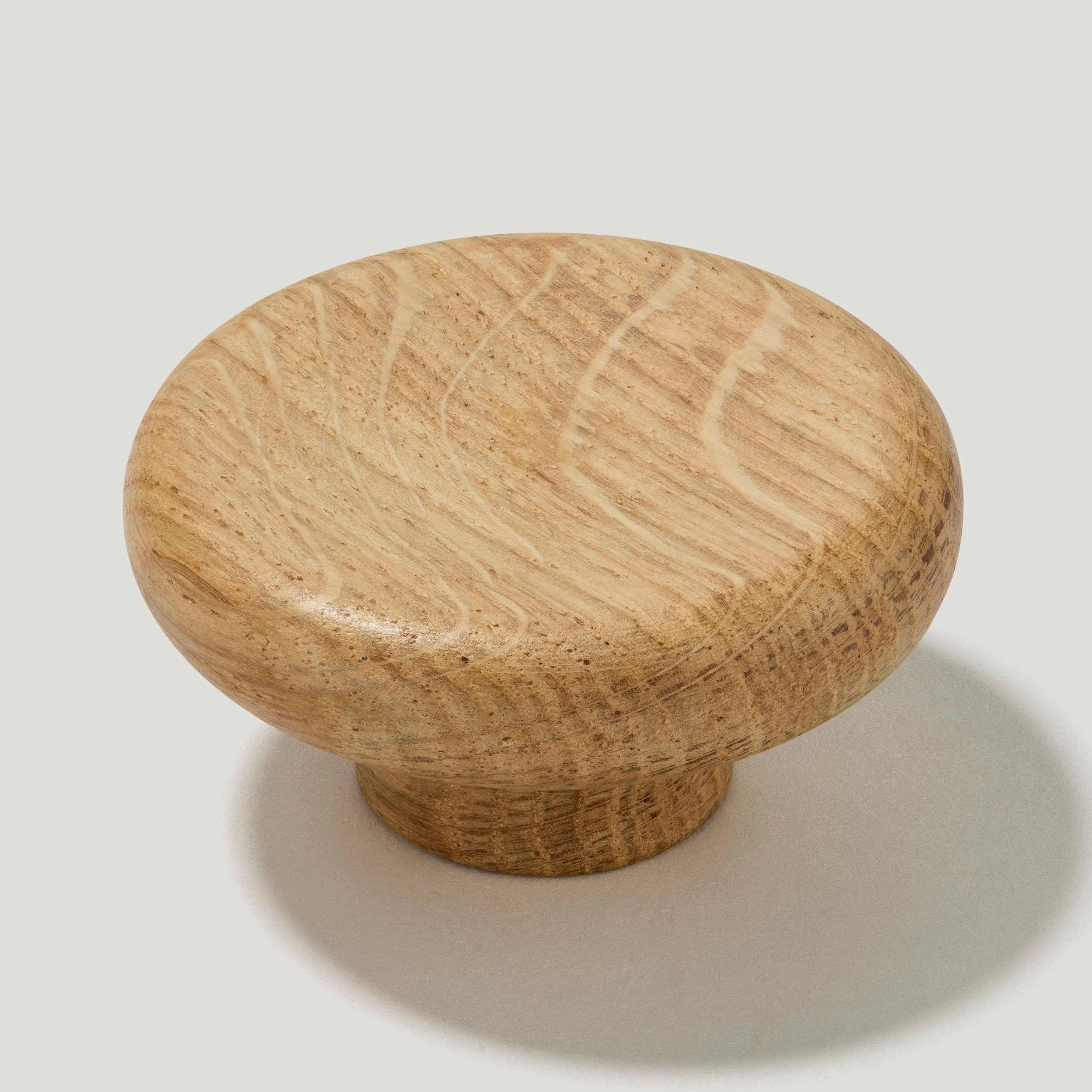NORA Round Wooden Knob - Oak
