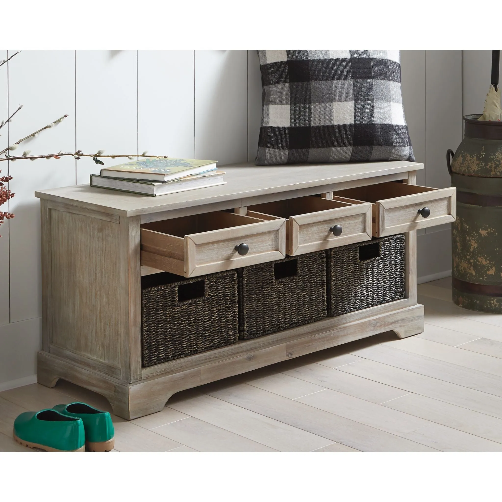 Oslember Storage Bench