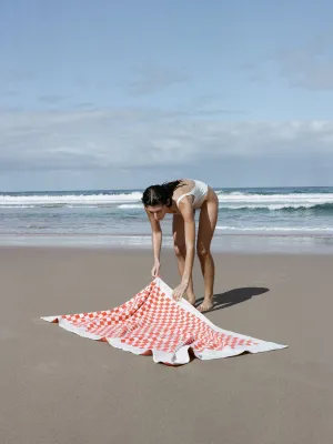 Roman Pool Towel - Paloma Sun / Ecru