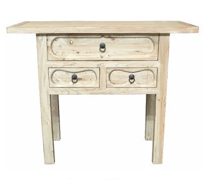 SANJI | 3 DRAWER ELM HALL TABLE