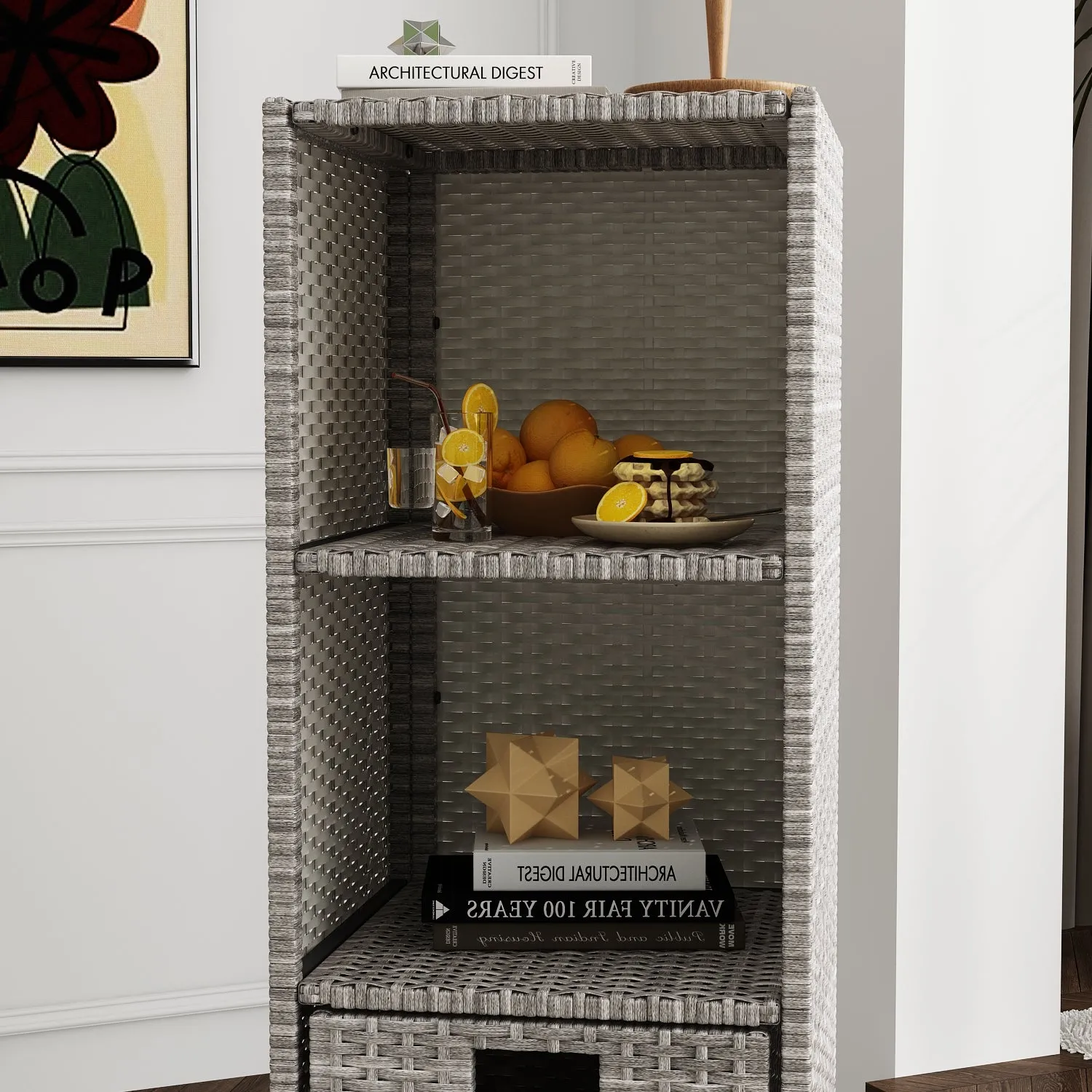 Storage Drawer with Locking Wheels