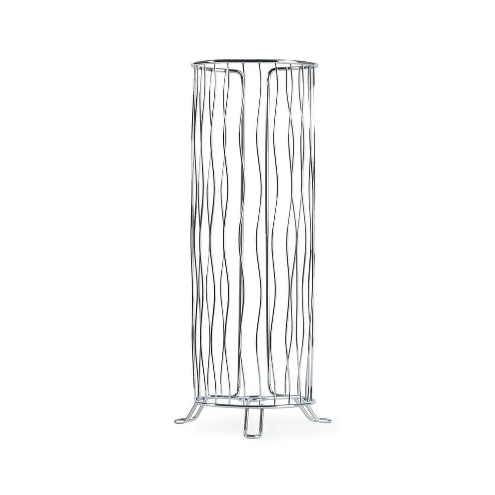 Wave Toilet Roll Holder Chrome