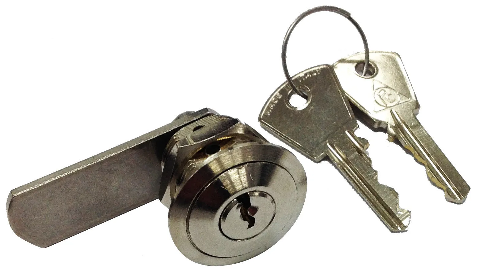 WINDOW CABINET LOCK CP BRASS