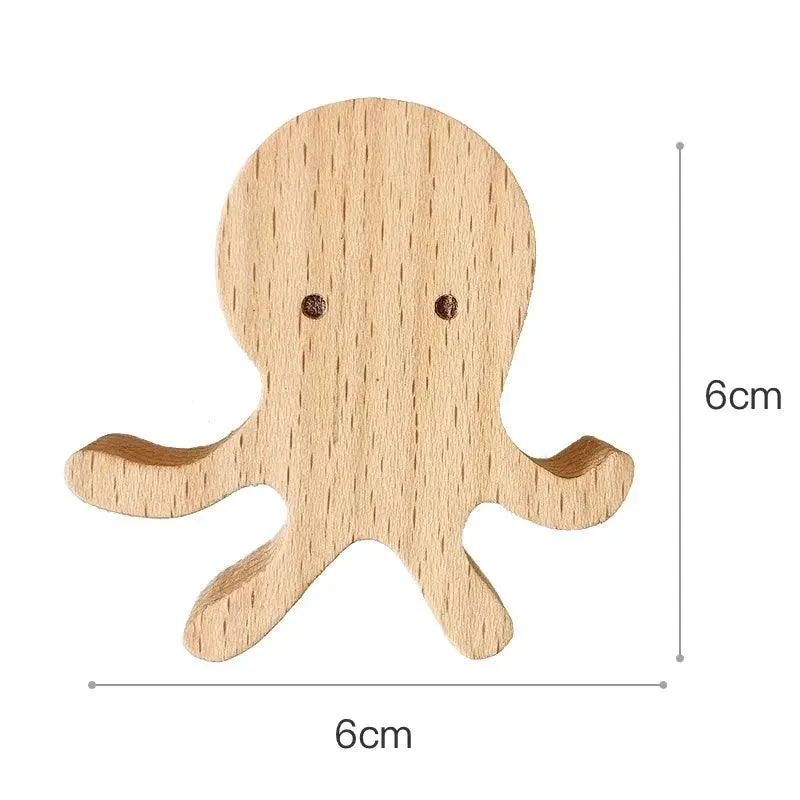 Wooden Happy-Room Hooks