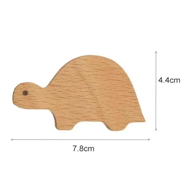 Wooden Happy-Room Hooks