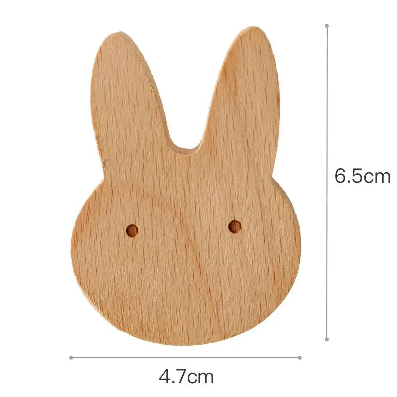 Wooden Happy-Room Hooks